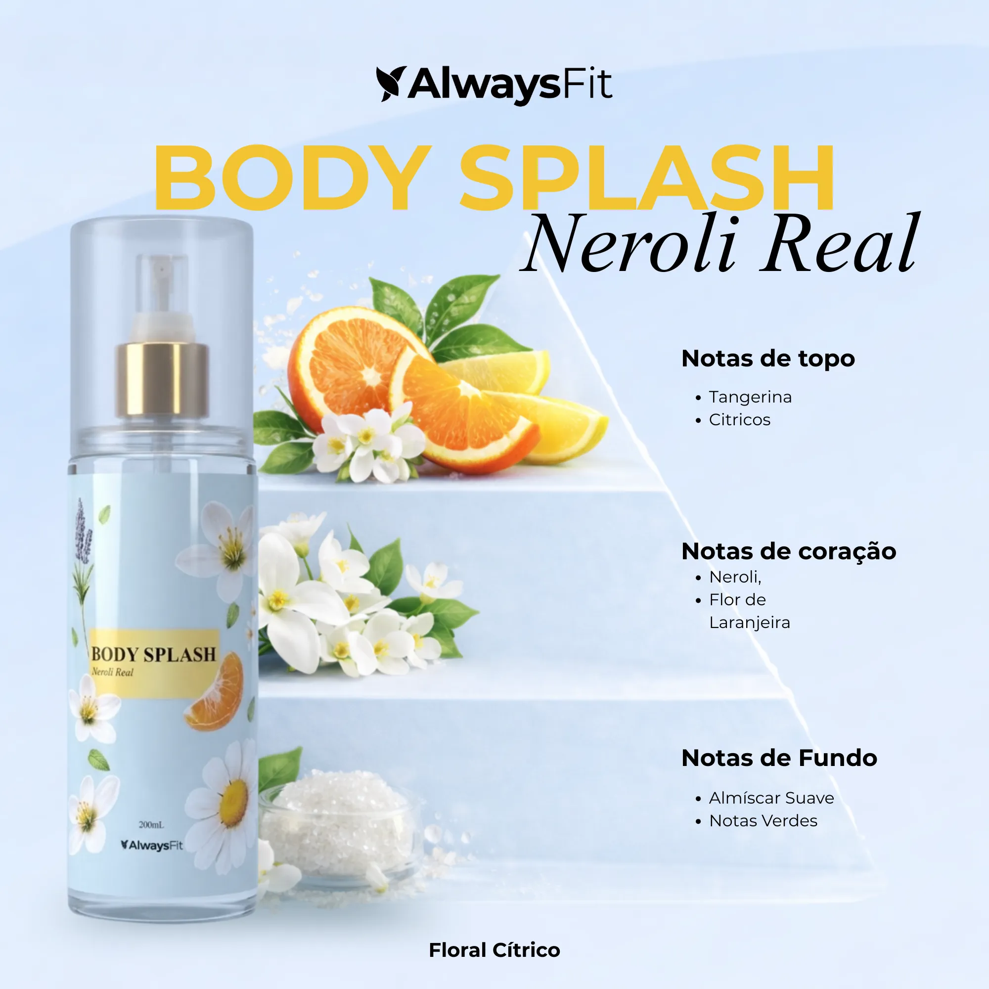 Body Splash Neroli Real Always Fit – Frescor Sofisticado e Luminoso - Image 3