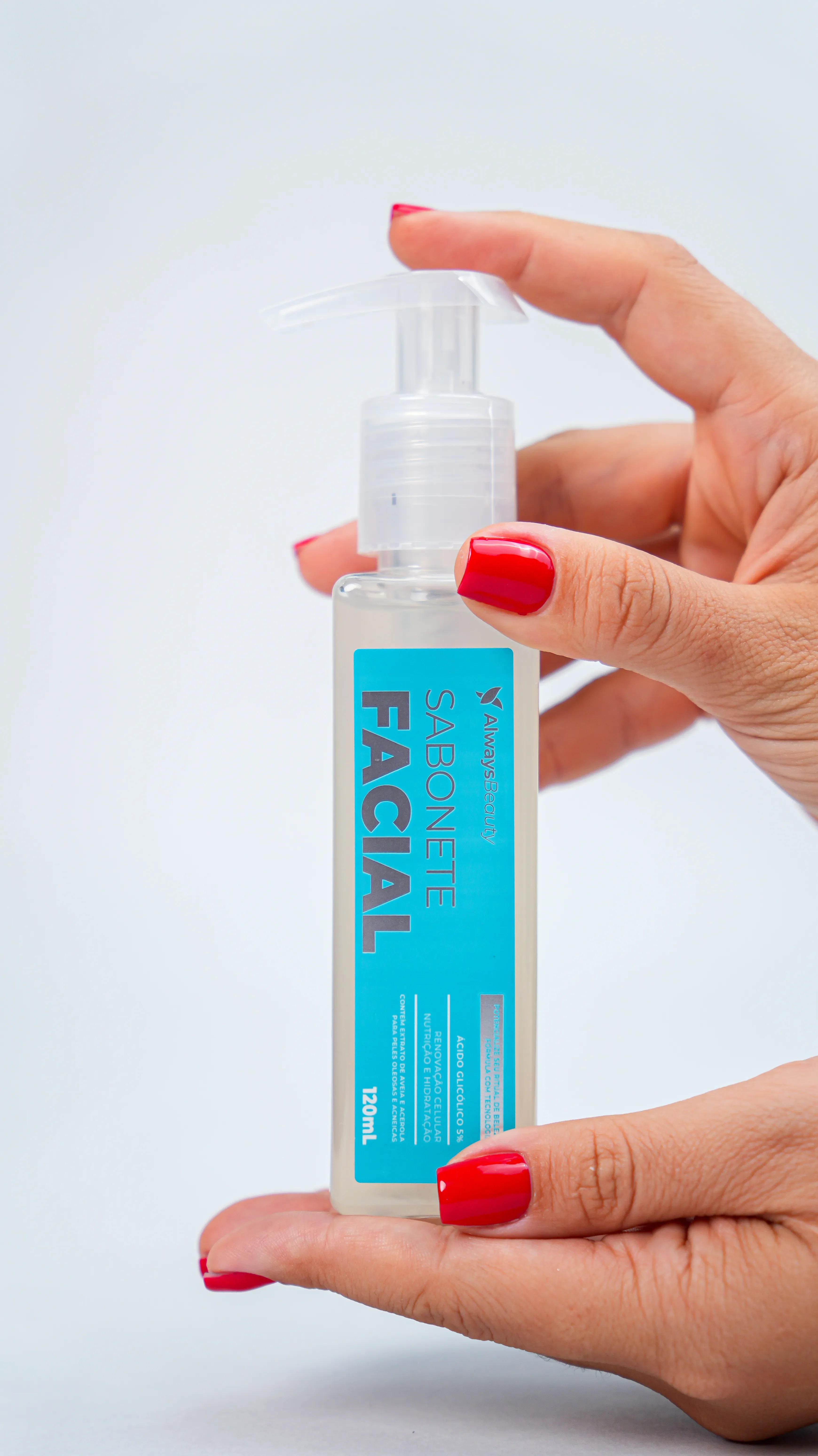 Kit Limpeza Facial + Necessaire Always Fit Turquesa - Image 6