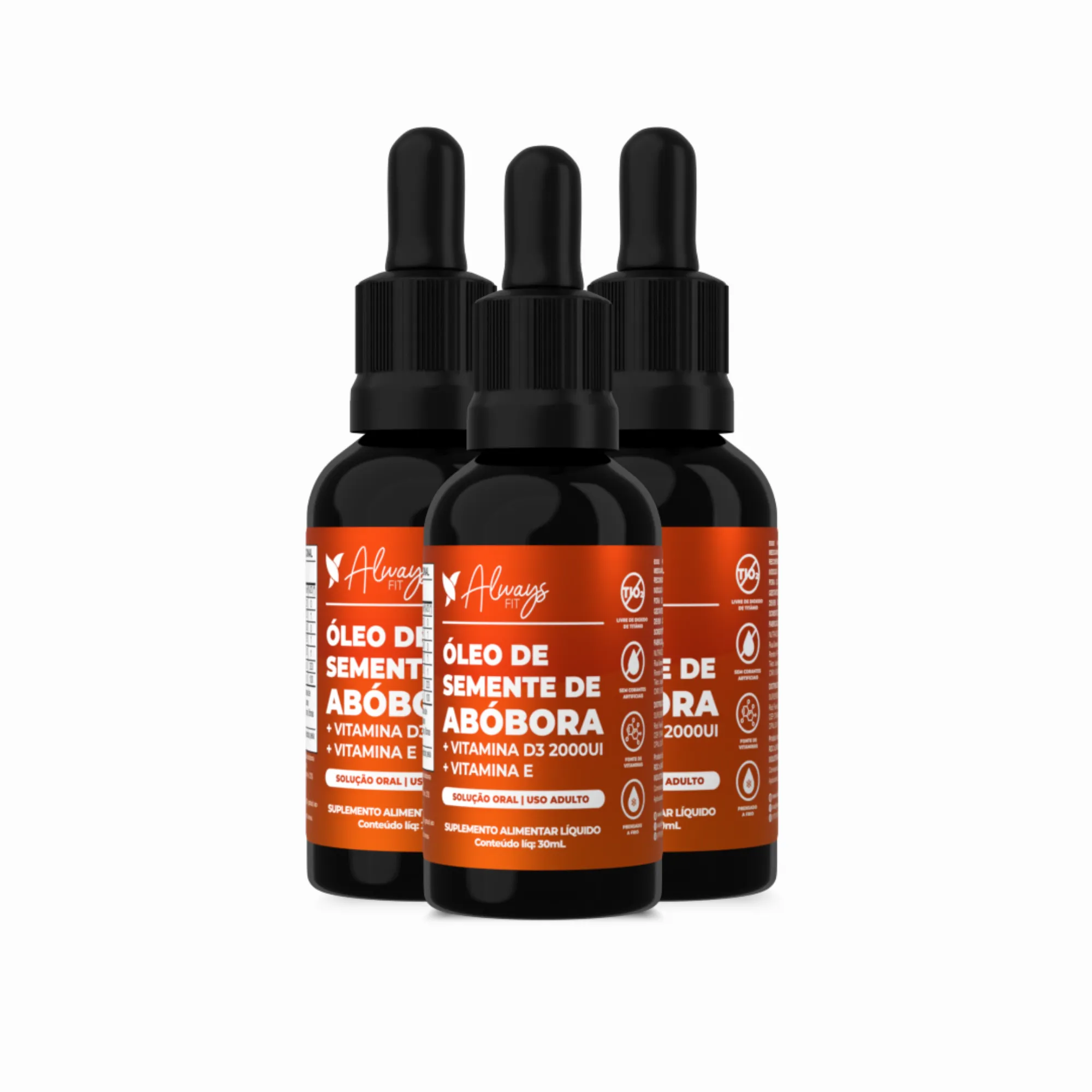 Óleo de Semente de Abóbora Gotas com Vitamina D3 e Vitamina E - Image 5