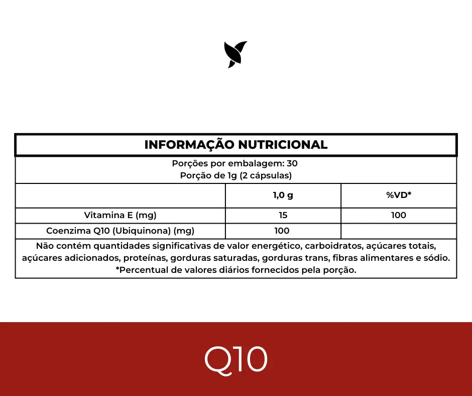 Coenzima Q10 com TCM e Vitamina E - 100mg Por Dose - 60 Cápsulas - Image 4